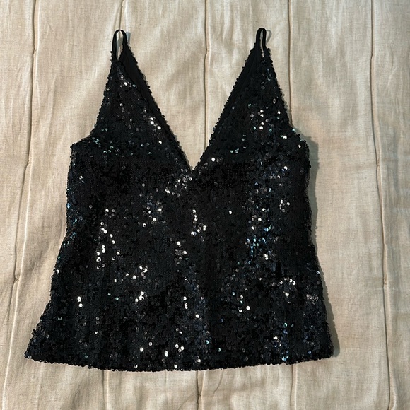 COPY - J. Crew Collection Carrie V-neck camisole in sequin NWT - Picture 3 of 3